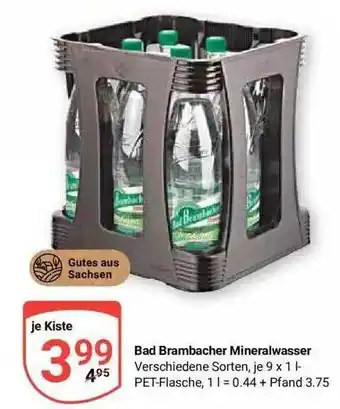 Globus Bad Brambacher Mineralwasser Angebot