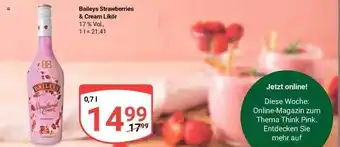 Globus Baileys Strawberries & Cream Likör Angebot