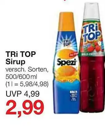 Jawoll Tri Top Sirup Angebot