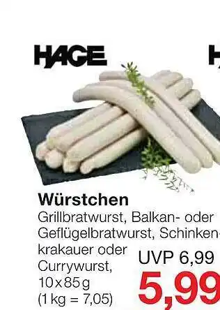 Jawoll Würstchen Hage Angebot