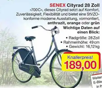 Jawoll Senex Cityrad 28 Zoll Angebot