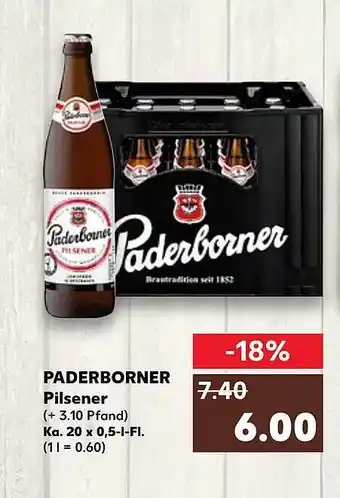 Kaufland Paderborner Pilsener Angebot