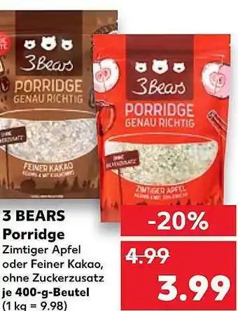 Kaufland 3 Bears Porridge Angebot