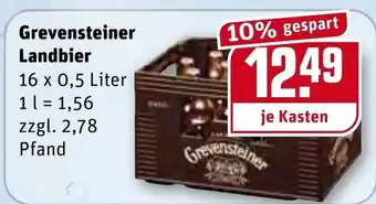 REWE Center Grevensteiner Landbier 16x0,5L Angebot