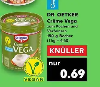 Kaufland Dr. Oetker Crème Vega Angebot