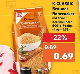 Kaufland K-classic Brauner Rohrzucker Angebot