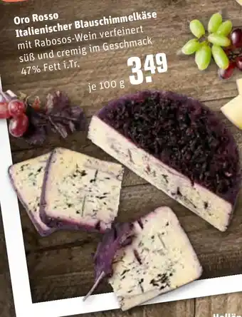 REWE Oro Rosso Italienischer Blauschimmelkäse 100g Angebot