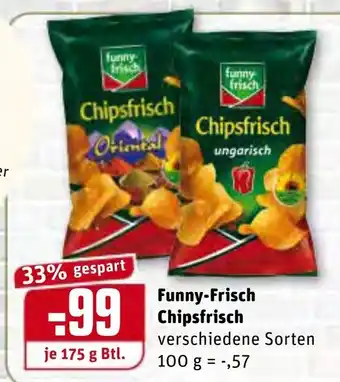 REWE Funny Frisch Chipsfrisch 175g Angebot