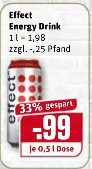 REWE Effect Energy Drink 0,5 L Angebot