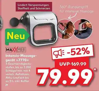 Kaufland Maxxmee Intensiv Massagegerät >7770< Angebot