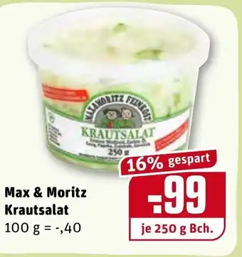 REWE Max & Moritz Krautsalat 250g Becher Angebot