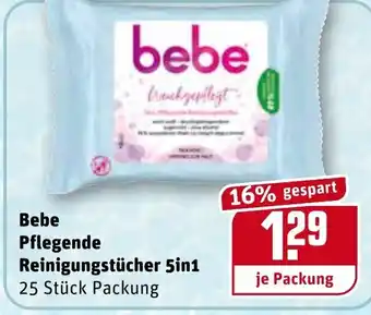 REWE Bebe Pflegende Reinigungstücher 5in1 Angebot