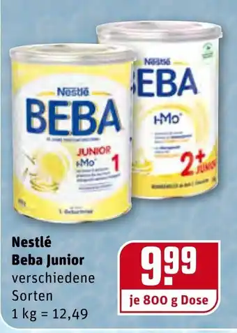 REWE Nestle Beba Junior 800g Angebot