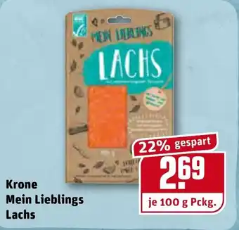 REWE Krone Meine Lieblings Lachs 100g Angebot