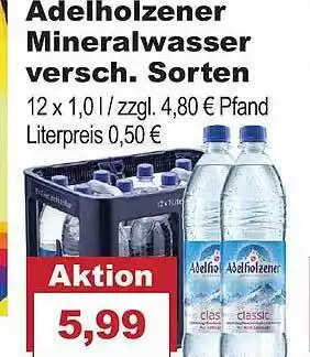 Bilgro Adelholzener Mineralwasser Angebot