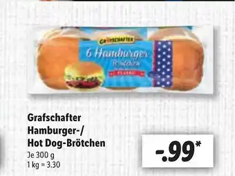 Lidl Grafschafter Hamburger- Hot Dog-brötchen Angebot