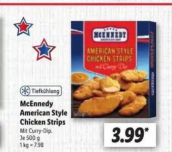 Lidl Mcennedy American Style Chicken Strips Angebot