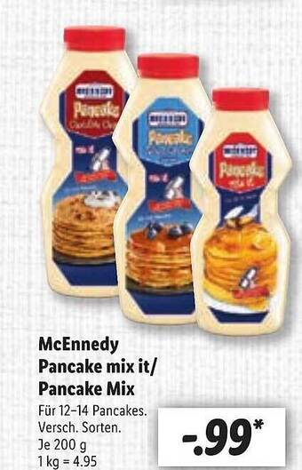 Lidl Mcennedy Pancake Mix It Pancake Mix Angebot