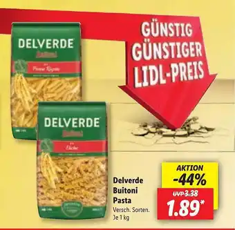 Lidl Delverde Buitoni Pasta Angebot