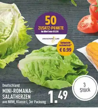 Marktkauf Deutschland Mini-romana-salatherzen Angebot