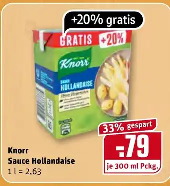 REWE Knorr Sauce Hollandaise 300ml Angebot