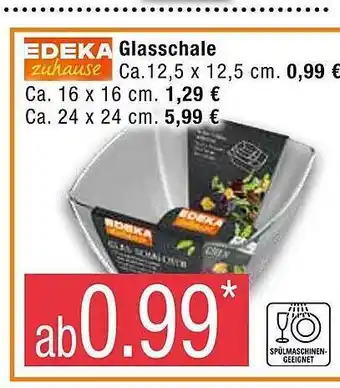 Marktkauf Edeka Zuhause Glasschale Angebot