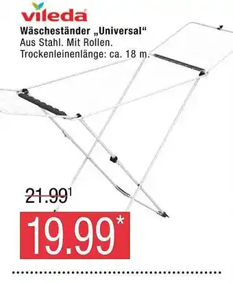 Marktkauf Vileda Wäscheständer „universal“ Angebot