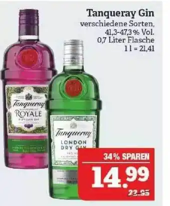 Marktkauf Tanqueray Gin Angebot