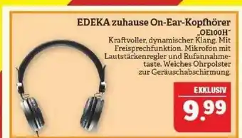 Marktkauf Edeka Zuhause On-ear-kopfhörer „oe100h“ Angebot