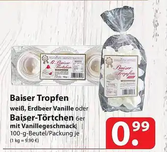 Famila Nord Ost Baiser Tropfen Oder Baiser-törtchen 6er Angebot