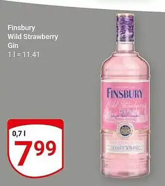 Globus Finsbury Wild Strawberry Gin Angebot