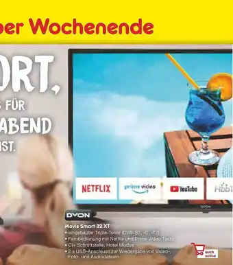 Netto Marken-Discount Dyon Movie Smart 32 Xt Angebot