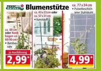 Norma Blumenstütze Powertec Garden Angebot