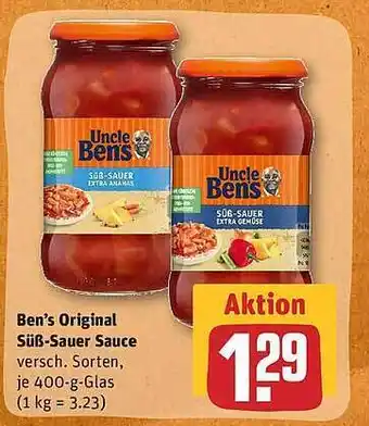 REWE Ben's Original Süß-sauer Sauce Angebot