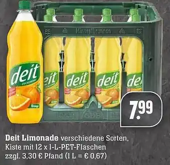 Scheck-in-Center Deit Limonade Angebot