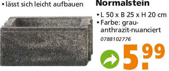 Globus Baumarkt Normalstein Angebot