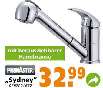 Globus Baumarkt Primaster Waschtischarmatur ,,Sydney" Angebot