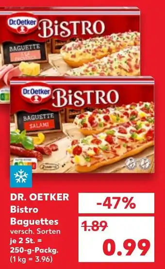 Kaufland Dr. Oetker Bistro Baguettes 250 g Packung Angebot