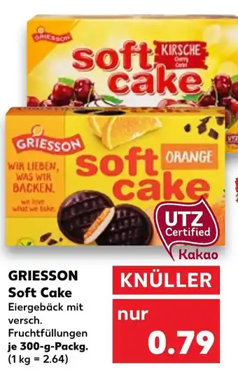 Kaufland Griesson Soft Cake 300 g Packg. Angebot