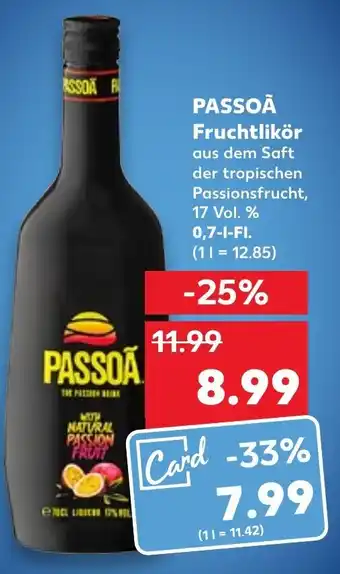 Kaufland Passoã Fruchtlikör 0,7 L-Fl. Angebot