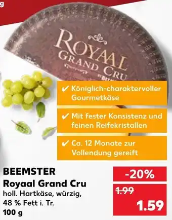 Kaufland Beemster Royaal Grand Cru 100 g Angebot