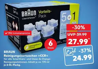 Kaufland Braun Reinigungskartuschen CCR Angebot