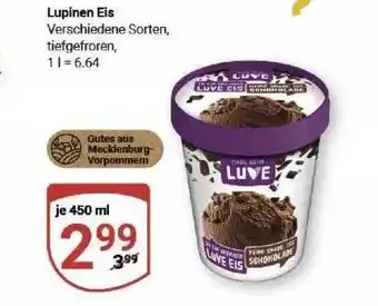 Globus Lupinen Eis Angebot