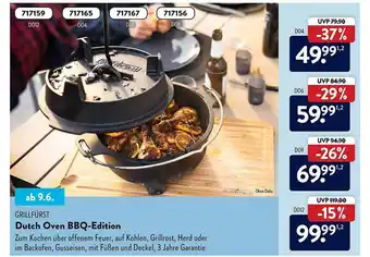 Aldi Süd Grillfürst Dutch Oven Bbq-edition Angebot