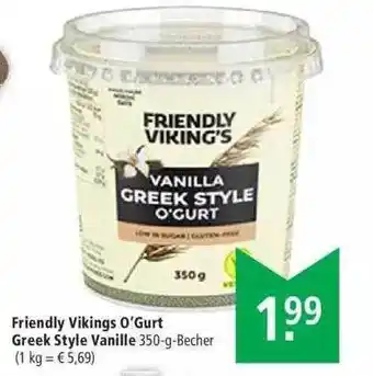 Marktkauf Friendly Vikings O'gurt Greek Style Vanille Angebot