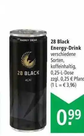 Marktkauf 28 Black Energy-drink Angebot