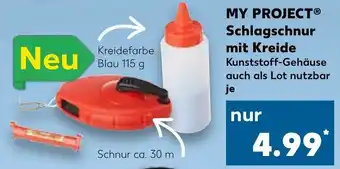 Kaufland My Project Schlagschnur mit Kreide Angebot