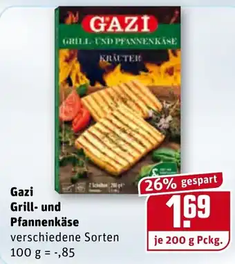 REWE Kaufpark Gazi Grill und Pfannenkäse 200g Angebot