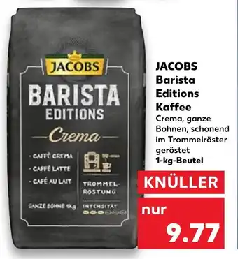 Kaufland Jacobs Barista Editions Kaffee 1 kg Beutel Angebot