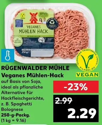 Kaufland Rügenwalder Mühle Veganes Mühlen Hack 250 g Packg. Angebot